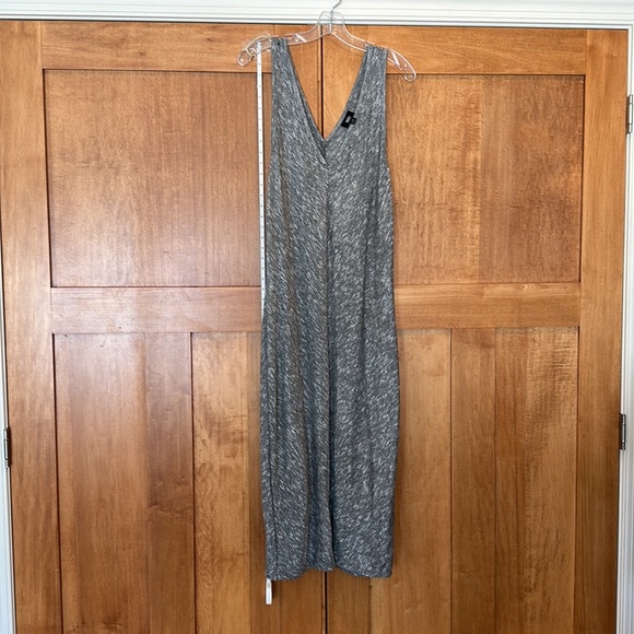 Gray knit summer tank dress - Picture 3 of 5